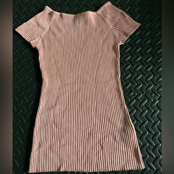 revamped ribbed short sleeve top size large - Picture 1 of 2